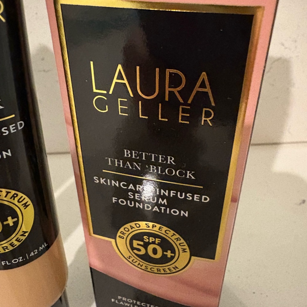 Laura Geller Skincare-Infused Serum Foundation SPF 50  + Jelly Balm Lip Serum